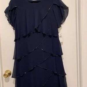 Ignite midnight blue beaded dress